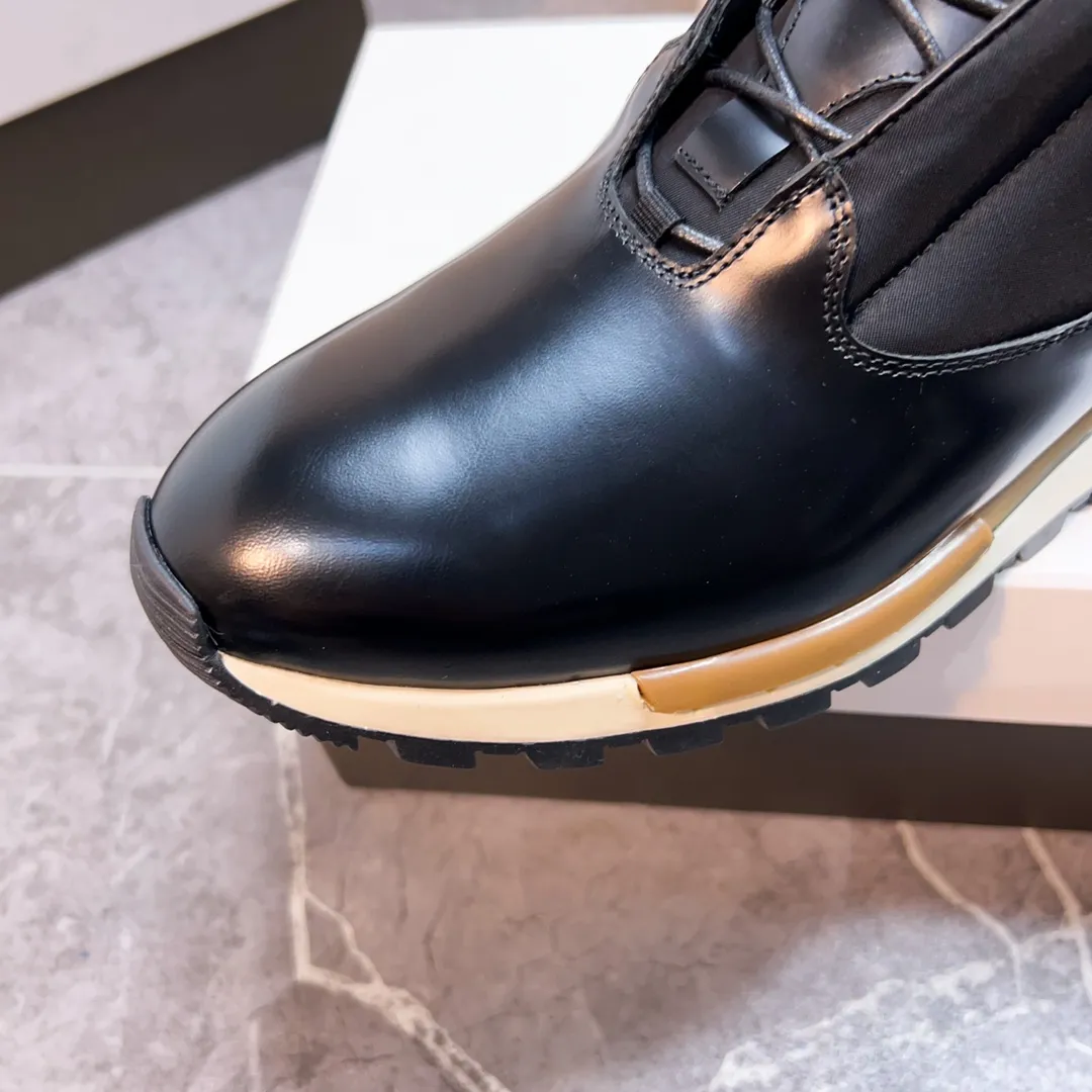 Berluti ブラックレザースニーカー - 画像 (9)