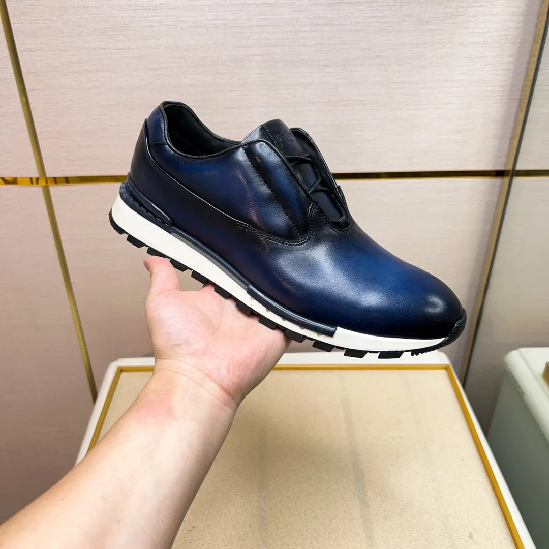 Berluti ブルーティ 男性スニーカー 青色 38-45サイズ - 画像 (3)