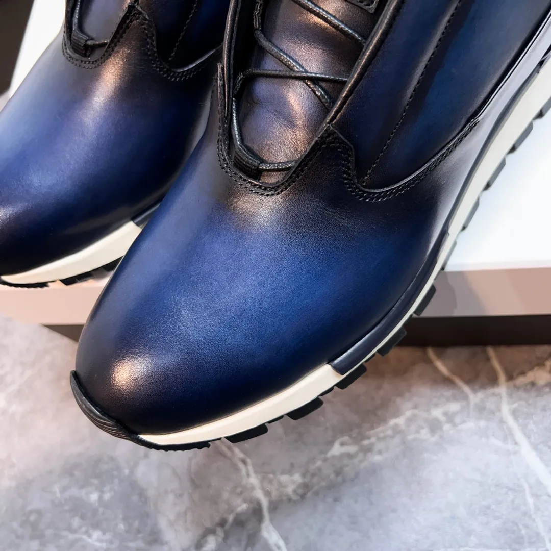 Berluti ブルーティ 男性スニーカー 青色 38-45サイズ - 画像 (7)