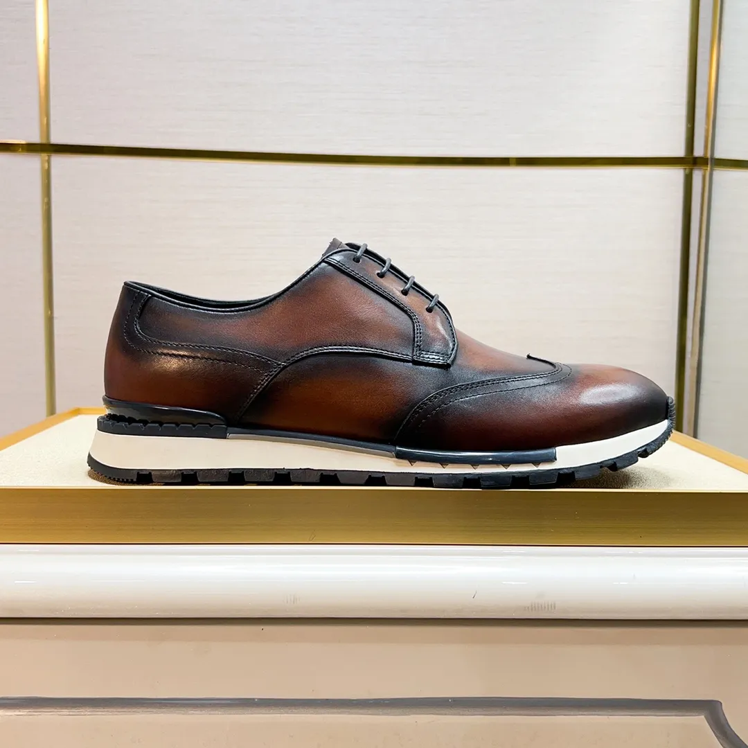 Berluti ブルーティ男士運動鞋 茶色 38-45