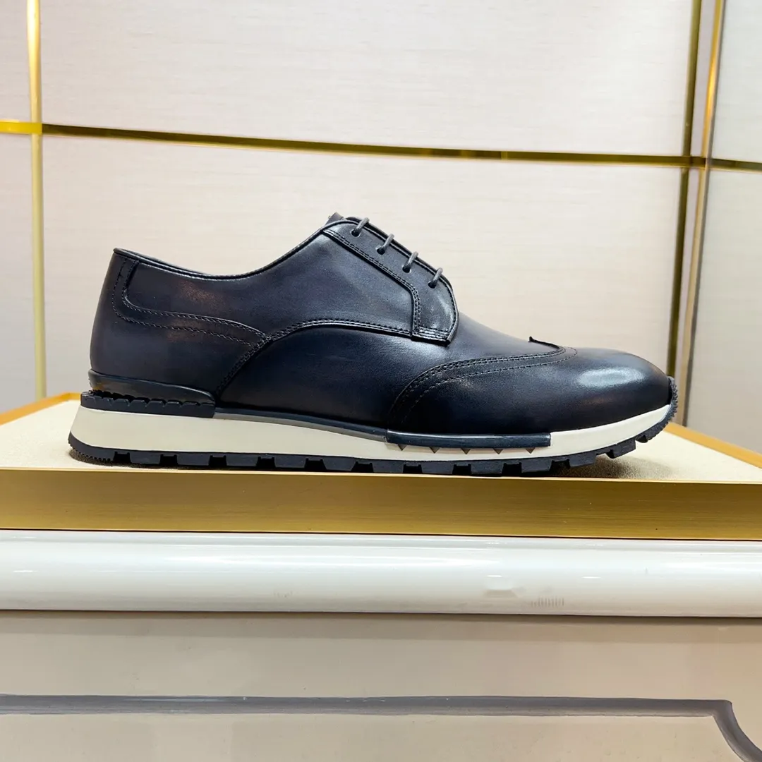 Berluti ブルーティ 黒 レースアップスニーカー