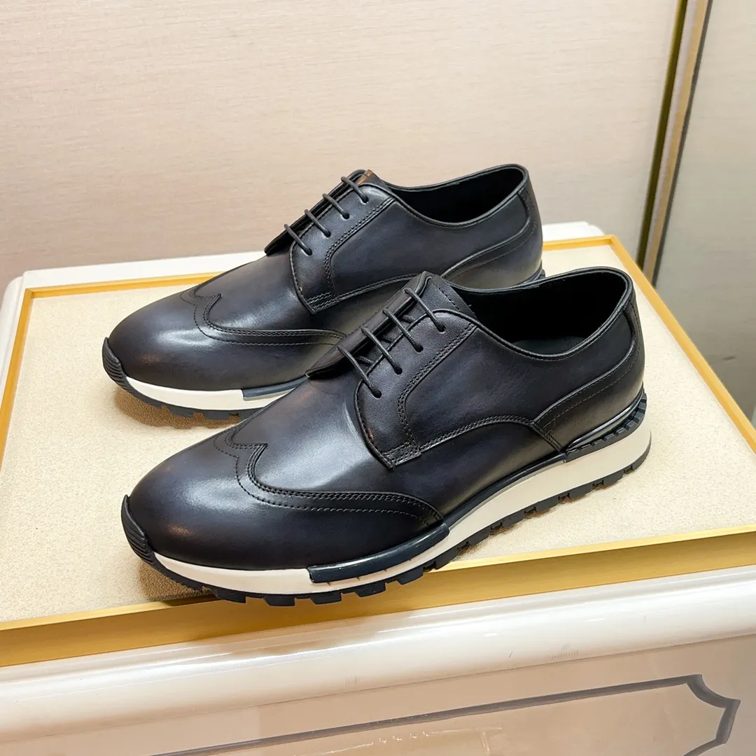 Berluti ブルーティ 黒 レースアップスニーカー - 画像 (4)