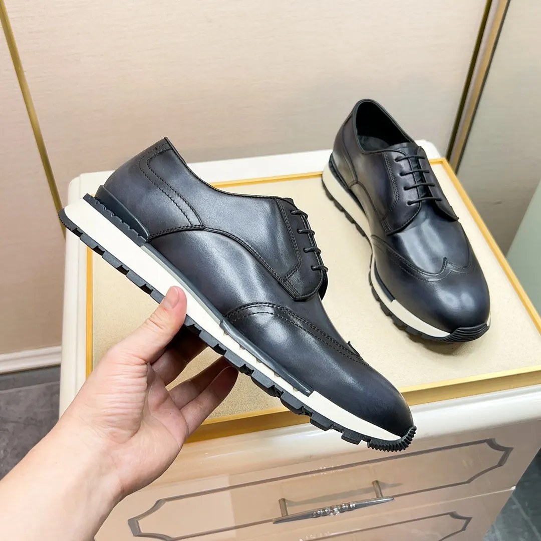 Berluti ブルーティ 黒 レースアップスニーカー - 画像 (8)