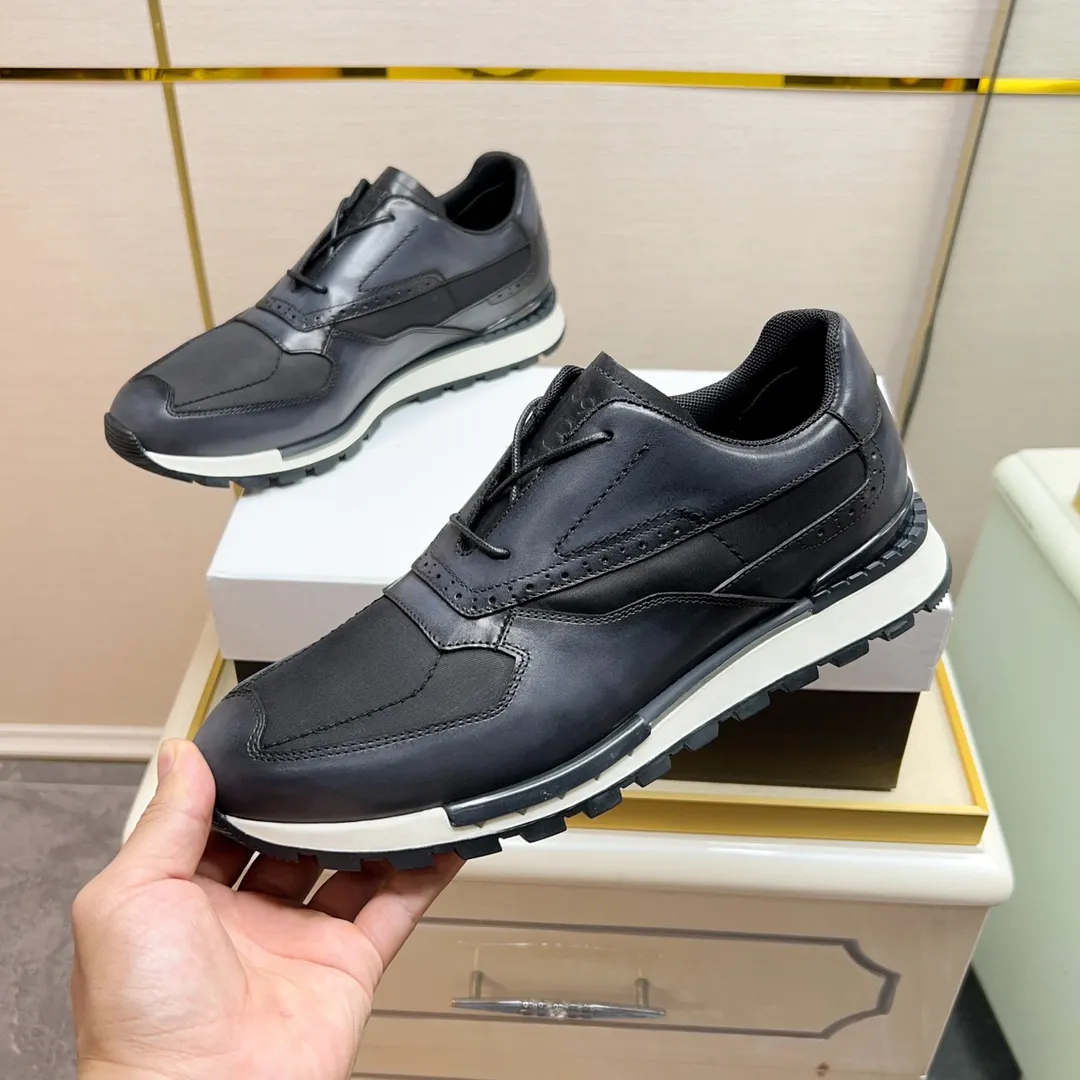 Berluti ブルーティ黒レザースニーカー - 画像 (6)