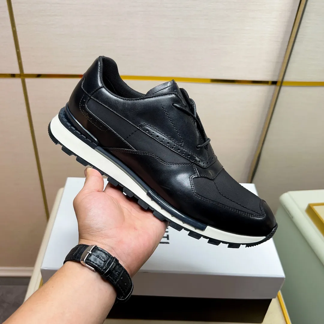Berluti ブルーティ 黒 レザースニーカー - 画像 (3)