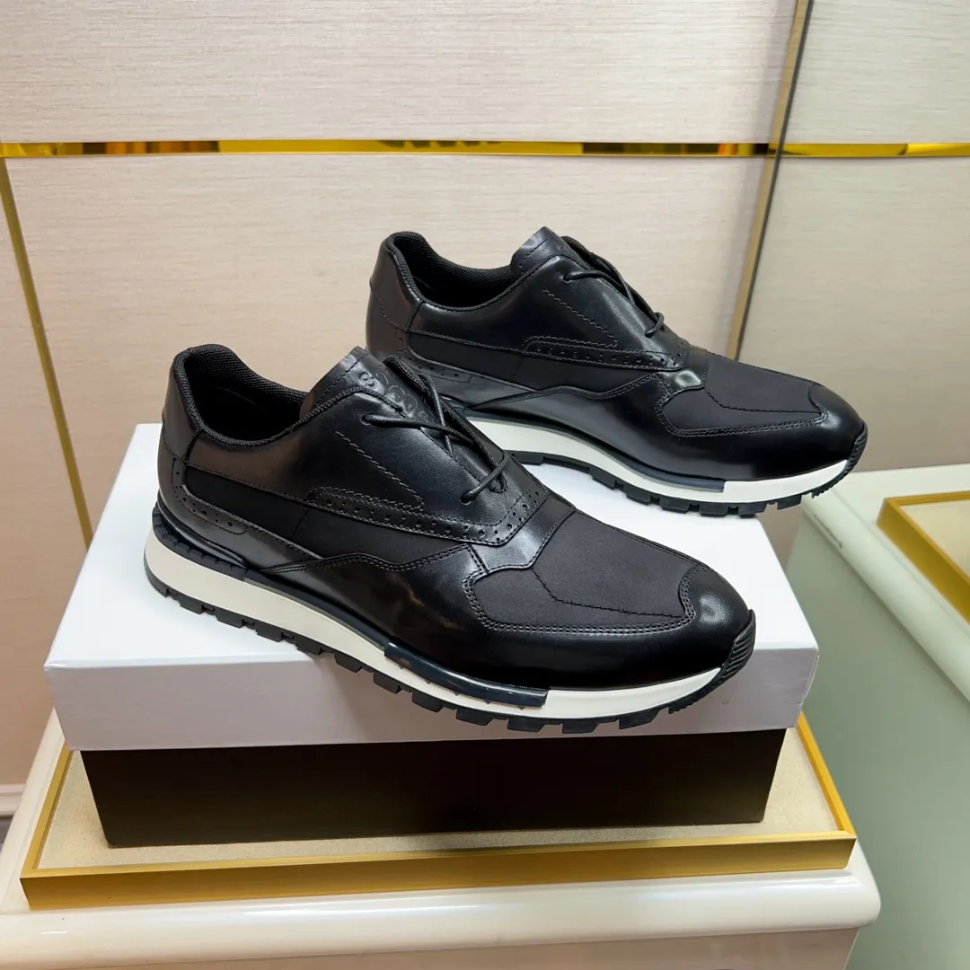Berluti ブルーティ 黒 レザースニーカー - 画像 (6)