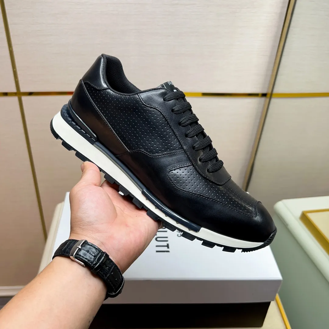 Berluti ブルーティ黒レザースニーカー - 画像 (3)
