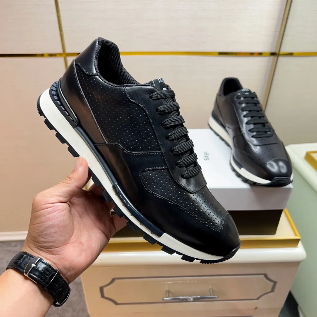 Berluti ブルーティ黒レザースニーカー - 画像 (5)