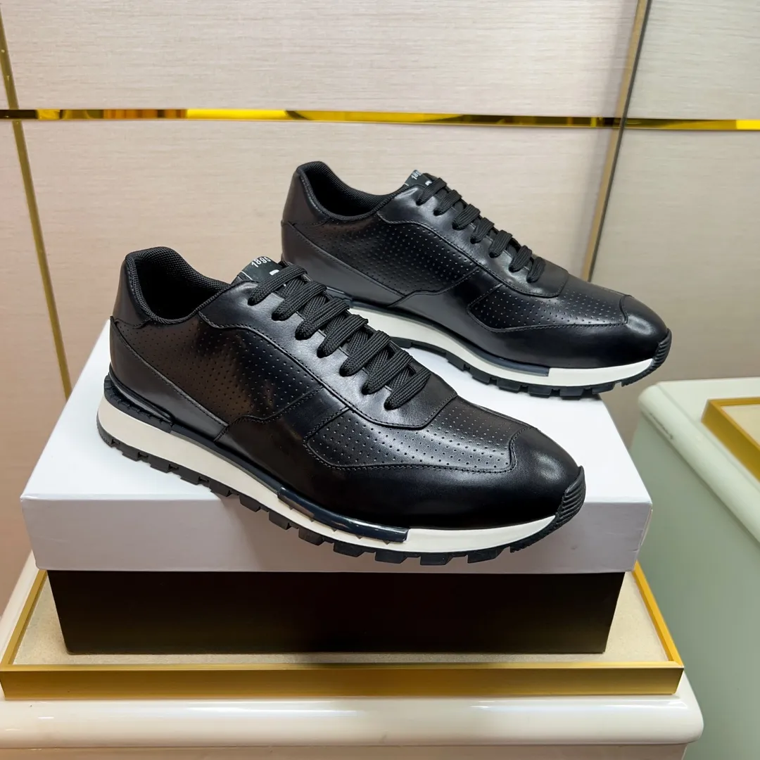 Berluti ブルーティ黒レザースニーカー - 画像 (6)
