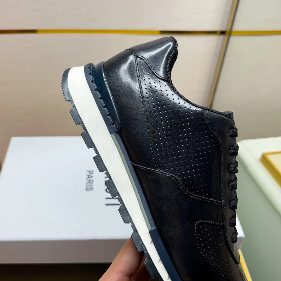 Berluti ブルーティ黒レザースニーカー - 画像 (9)