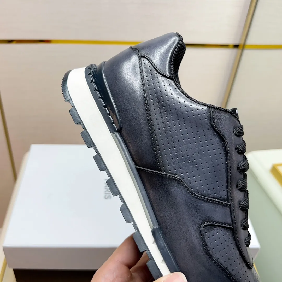 Berluti ブルーティ黒レザースニーカー - 画像 (8)