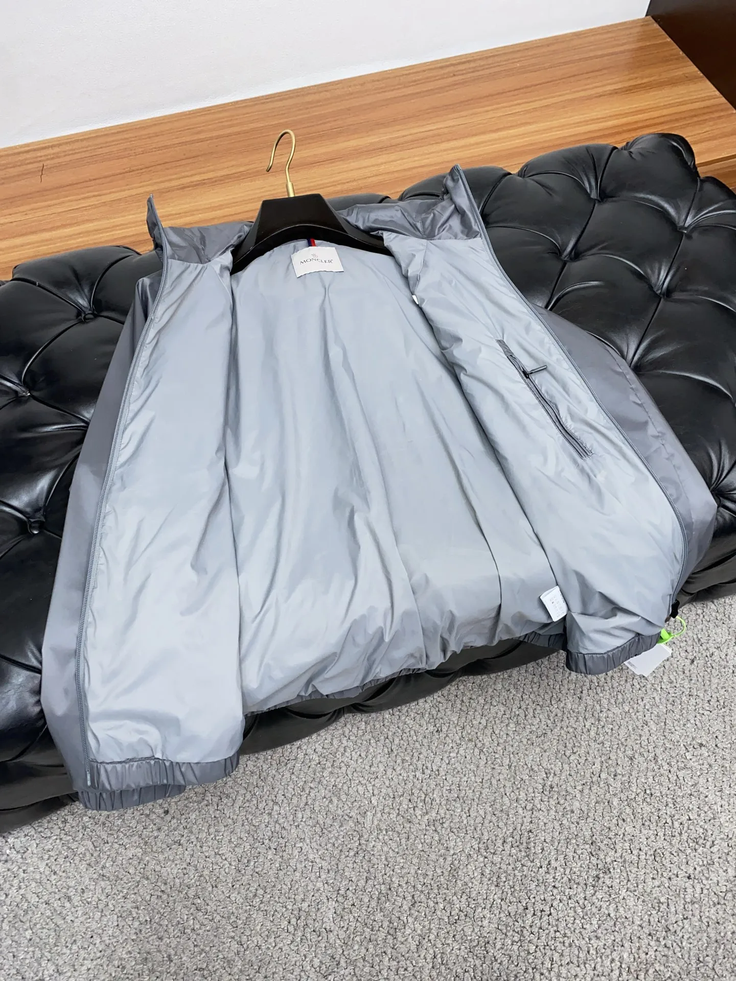 Moncler グレージャケットシンプルスタイル - 画像 (8)