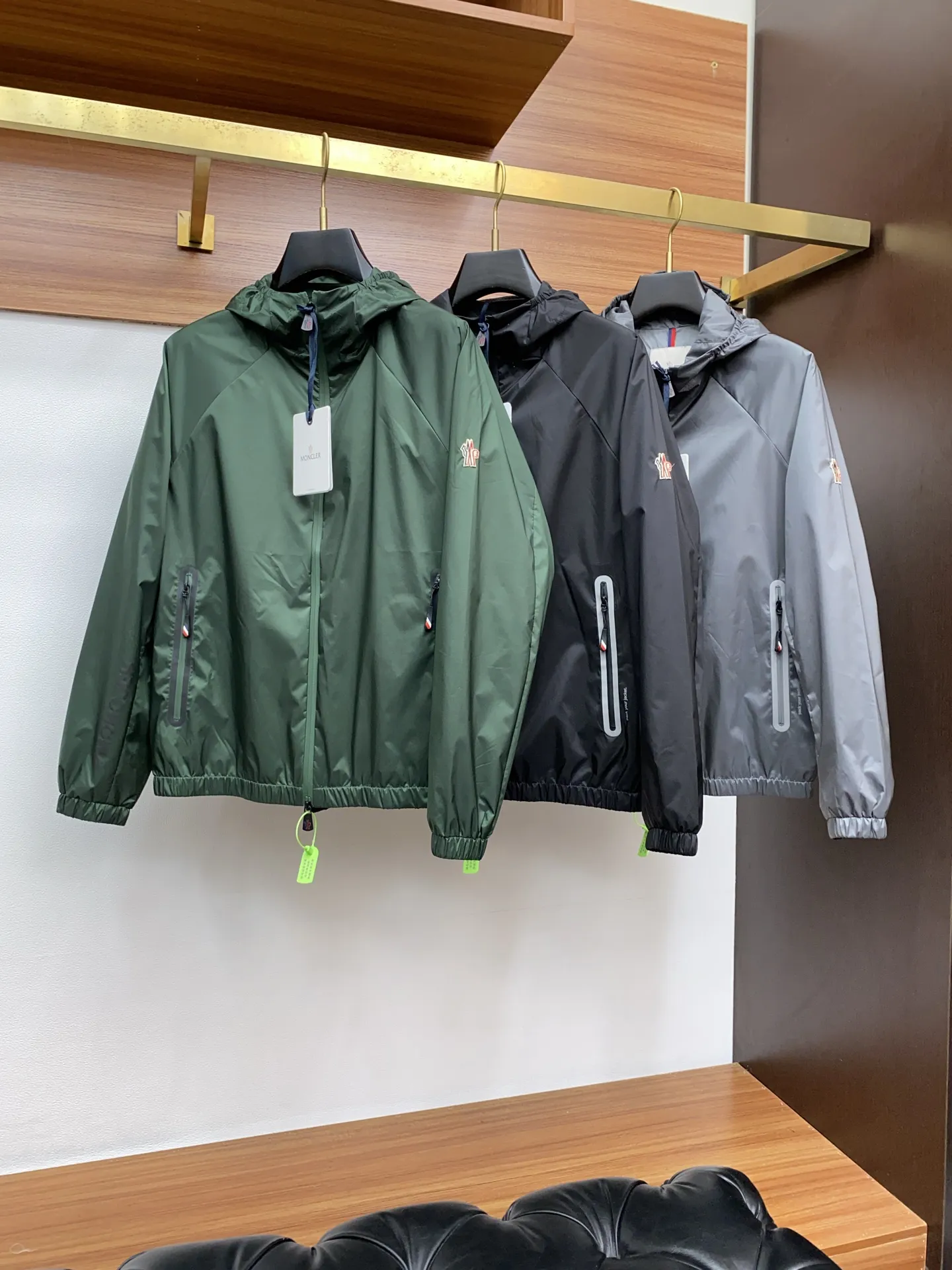 Moncler グレージャケットシンプルスタイル - 画像 (9)