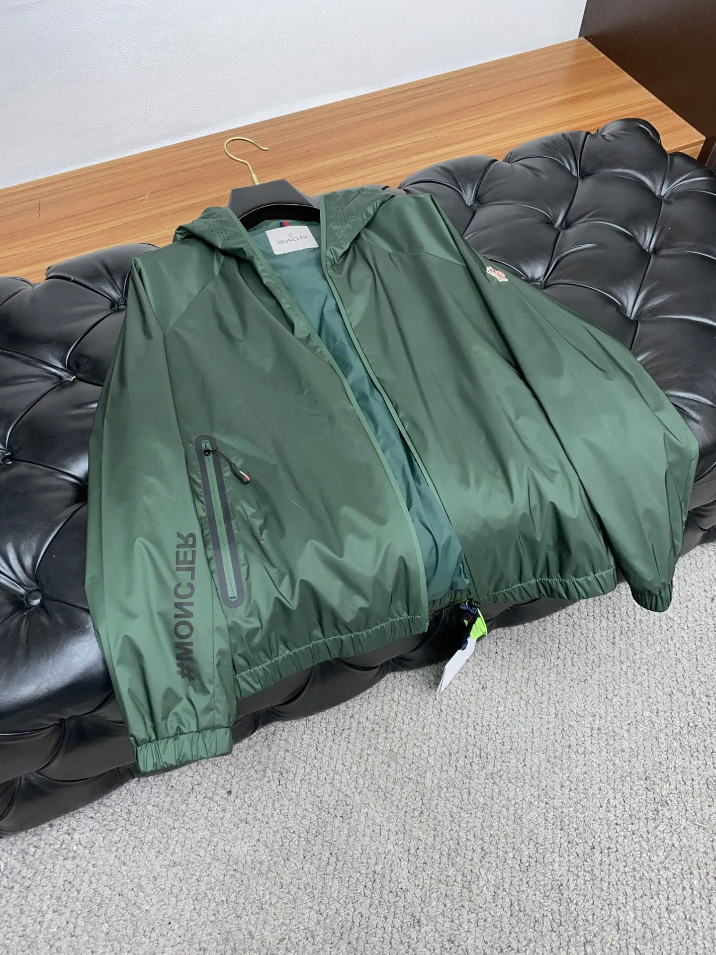 Moncler モン口2025FW緑色男性カジュアルジャケット - 画像 (8)