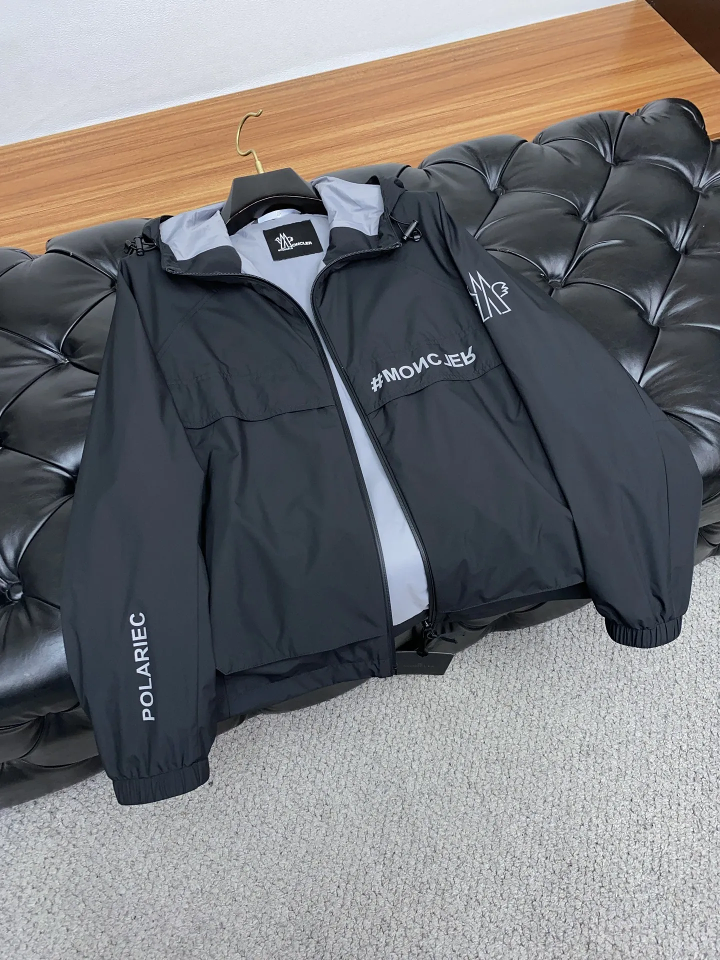 Moncler 黒 2025FW メンズカジュアルジャケット - 画像 (8)