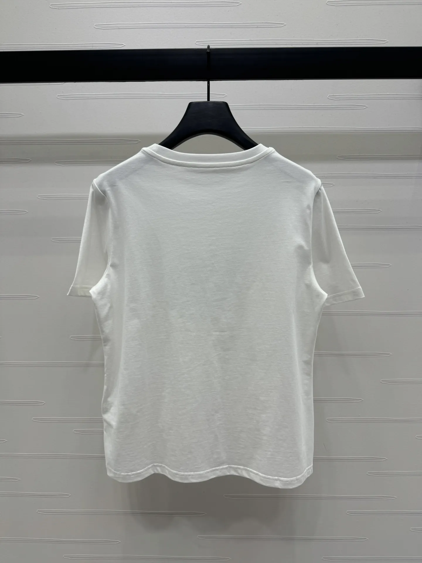 FEN*I新作アルファベット半袖Tシャツ白ピンク - 画像 (9)