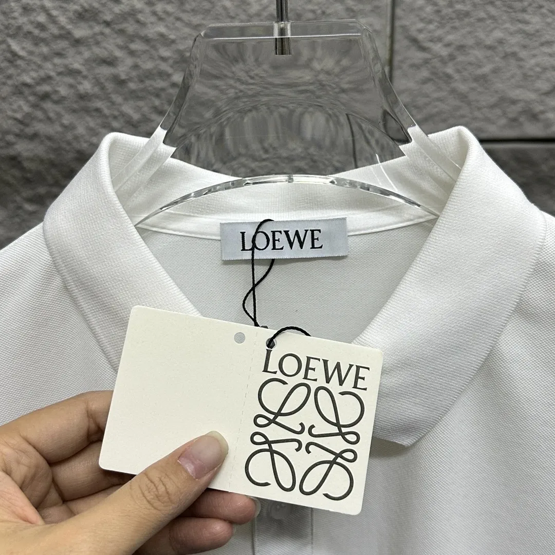 Loewe ポロシャツ白2025春夏新作 - 画像 (4)