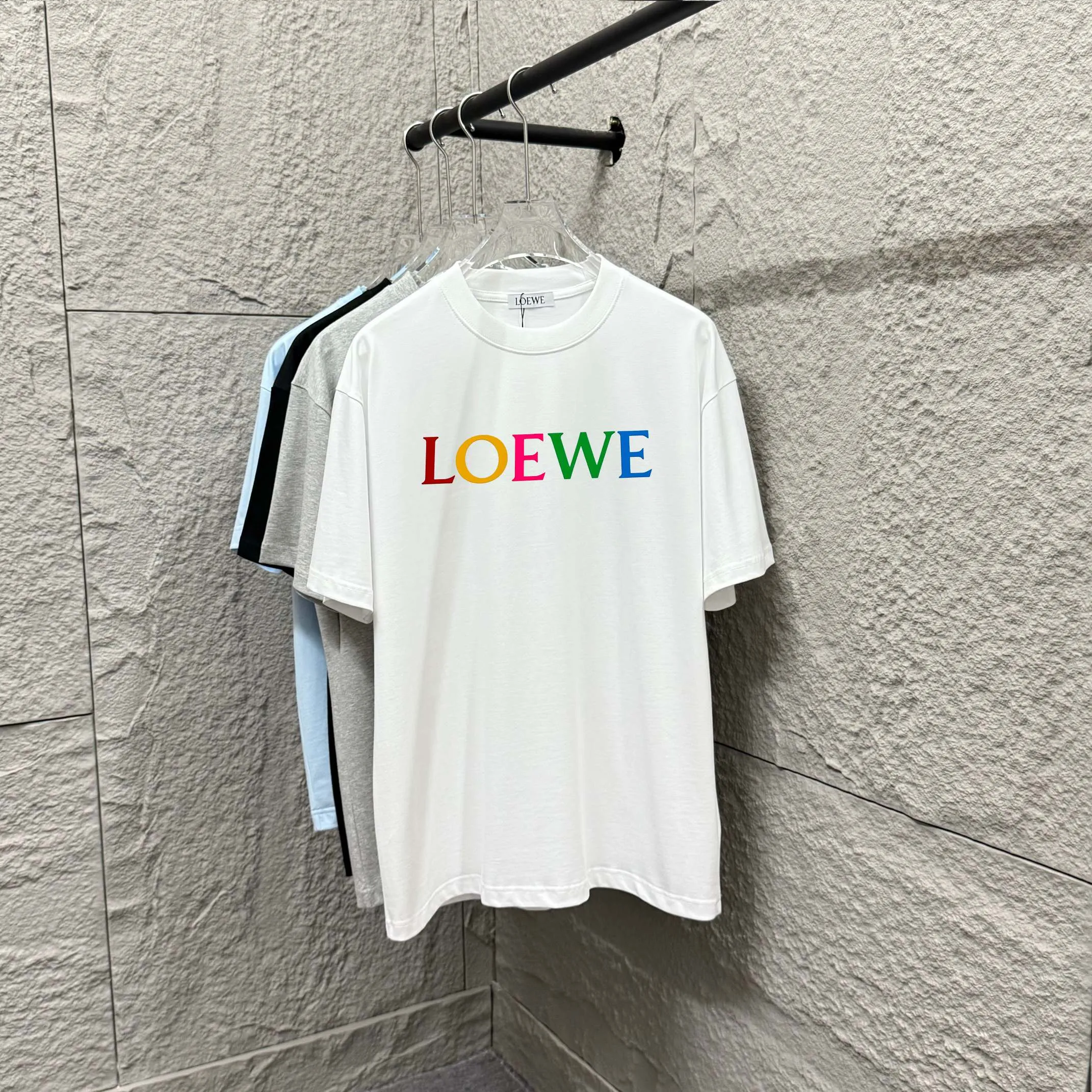 Loewe 2025春夏 白 Tシャツ