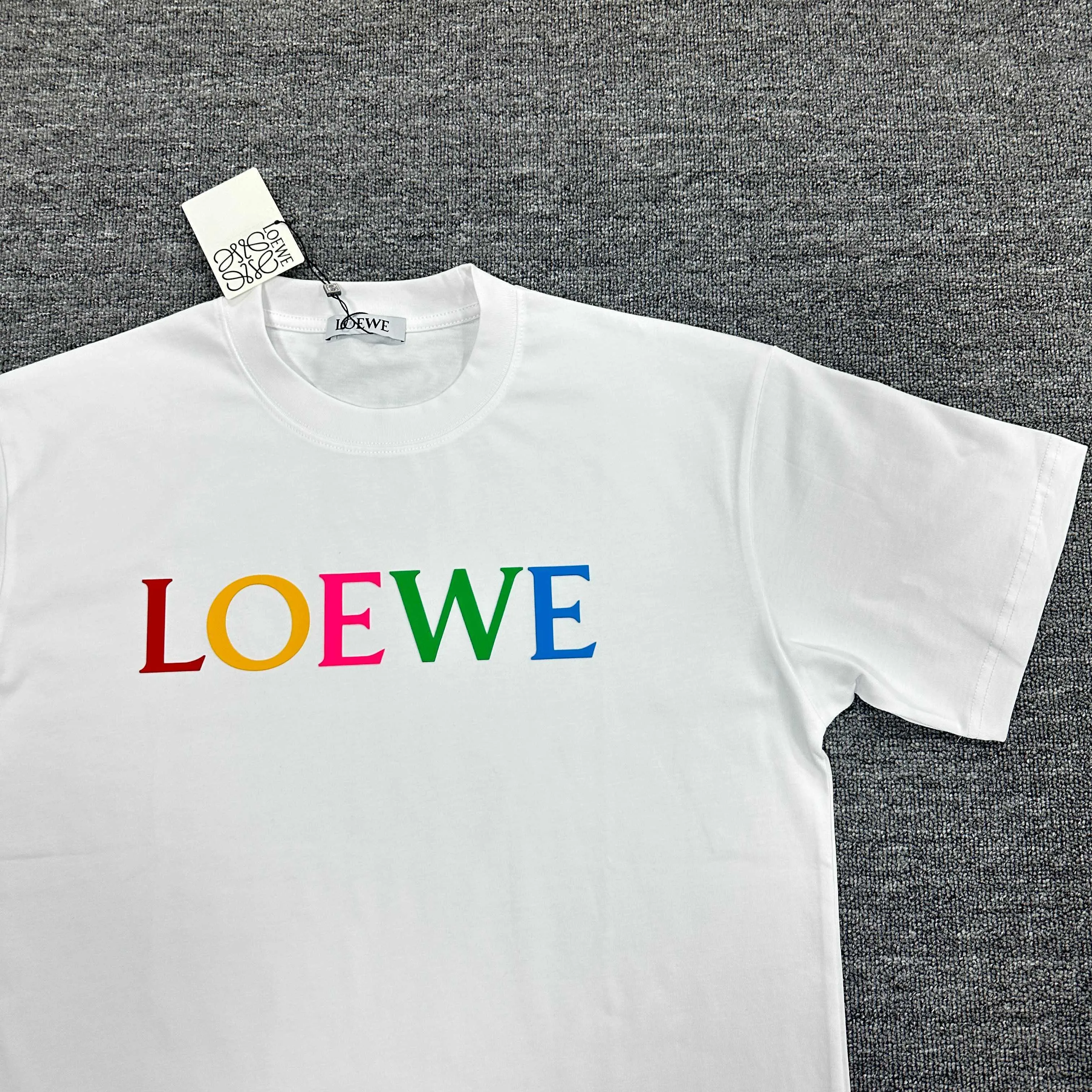 Loewe 2025春夏 白 Tシャツ - 画像 (10)