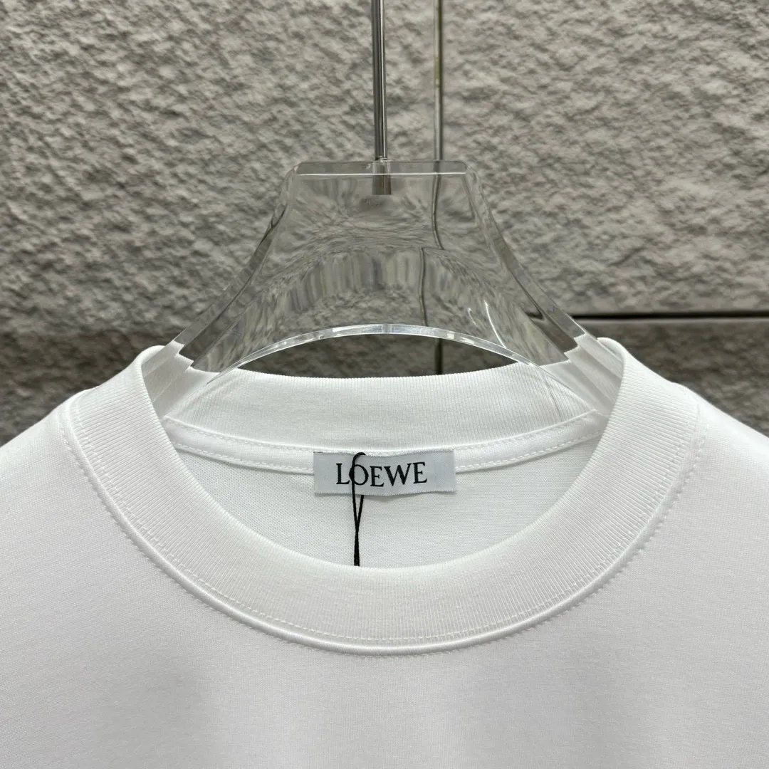 Loewe ロイ 白 クラシックロゴTシャツ - 画像 (10)