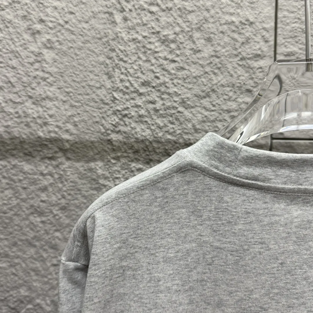 Loewe 2025春夏 黒白花灰 Tシャツ - 画像 (6)