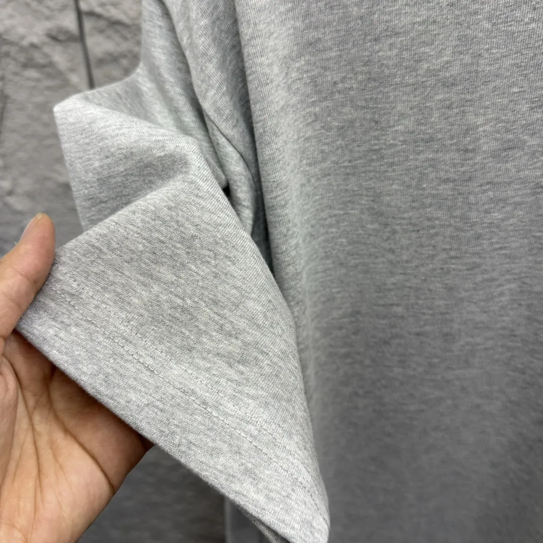 Loewe 2025春夏 黒白花灰 Tシャツ - 画像 (9)