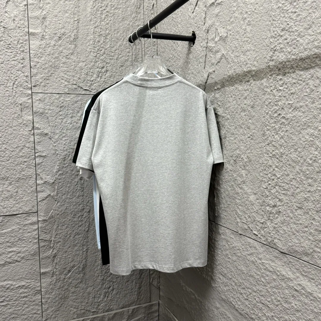 Loewe ロエ2025春夏 黒 白 花灰 アンゴラ赤 Tシャツ - 画像 (7)