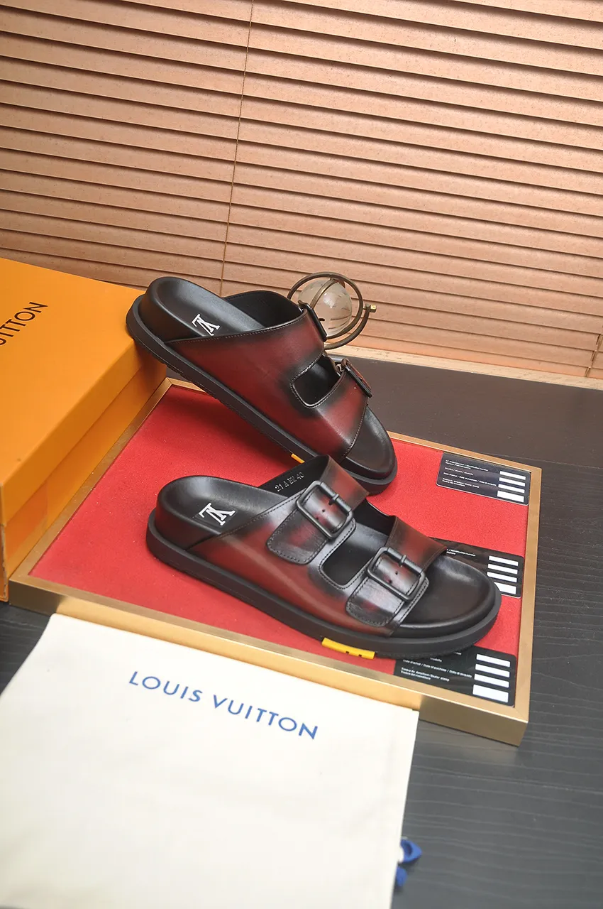 Louis Vuitton ブラックレッドサンダル - 画像 (7)