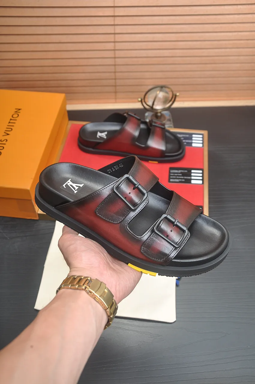 Louis Vuitton ブラックレッドサンダル - 画像 (8)