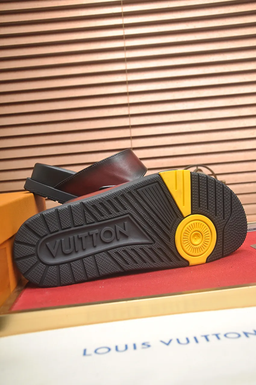 Louis Vuitton ブラックレッドサンダル - 画像 (9)
