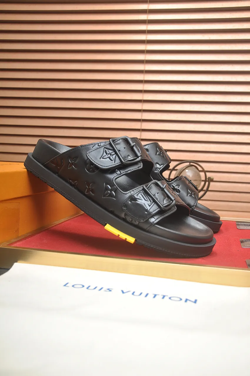 ルイヴィトン ブラック サンダル スタイル - 画像 (3)