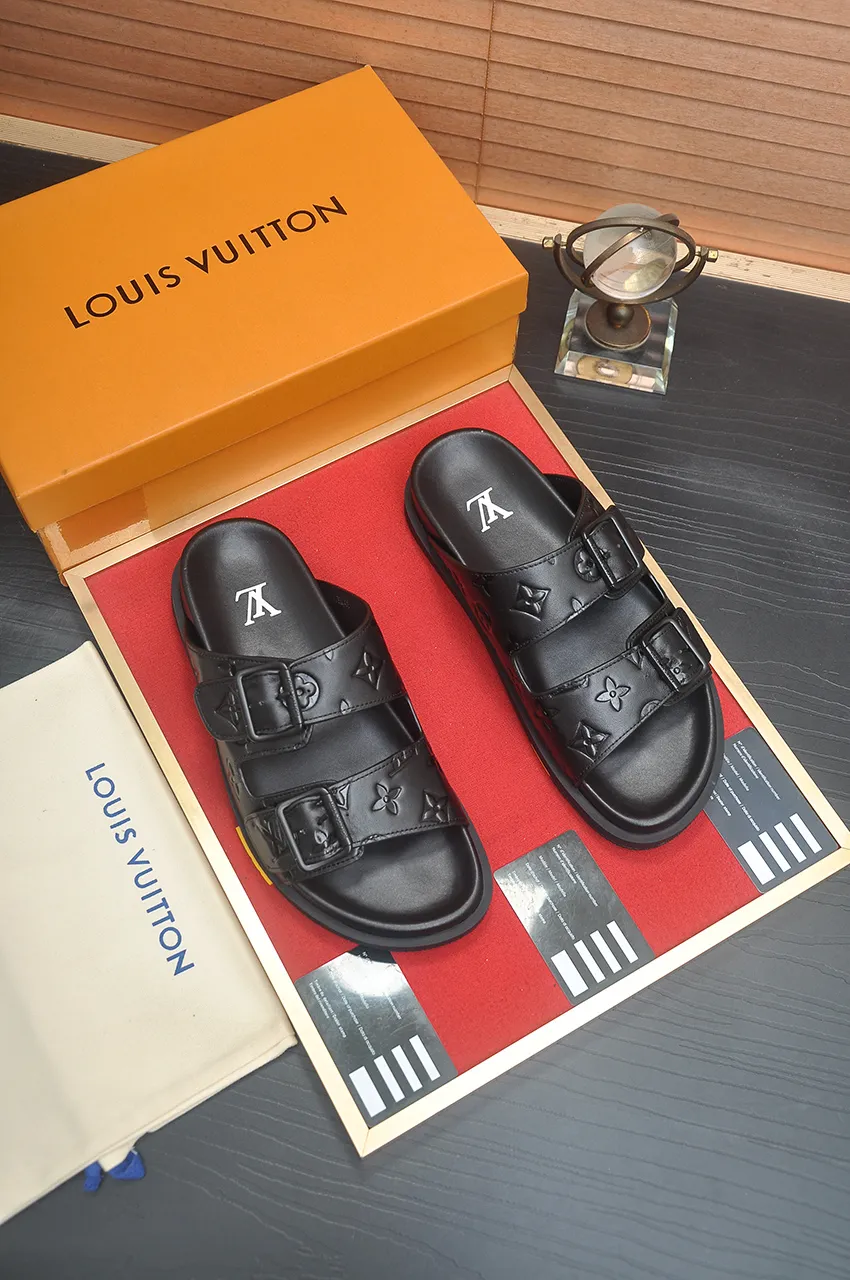 ルイヴィトン ブラック サンダル スタイル - 画像 (5)