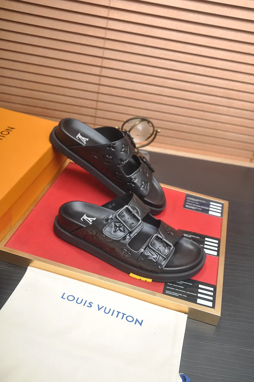 ルイヴィトン ブラック サンダル スタイル - 画像 (8)