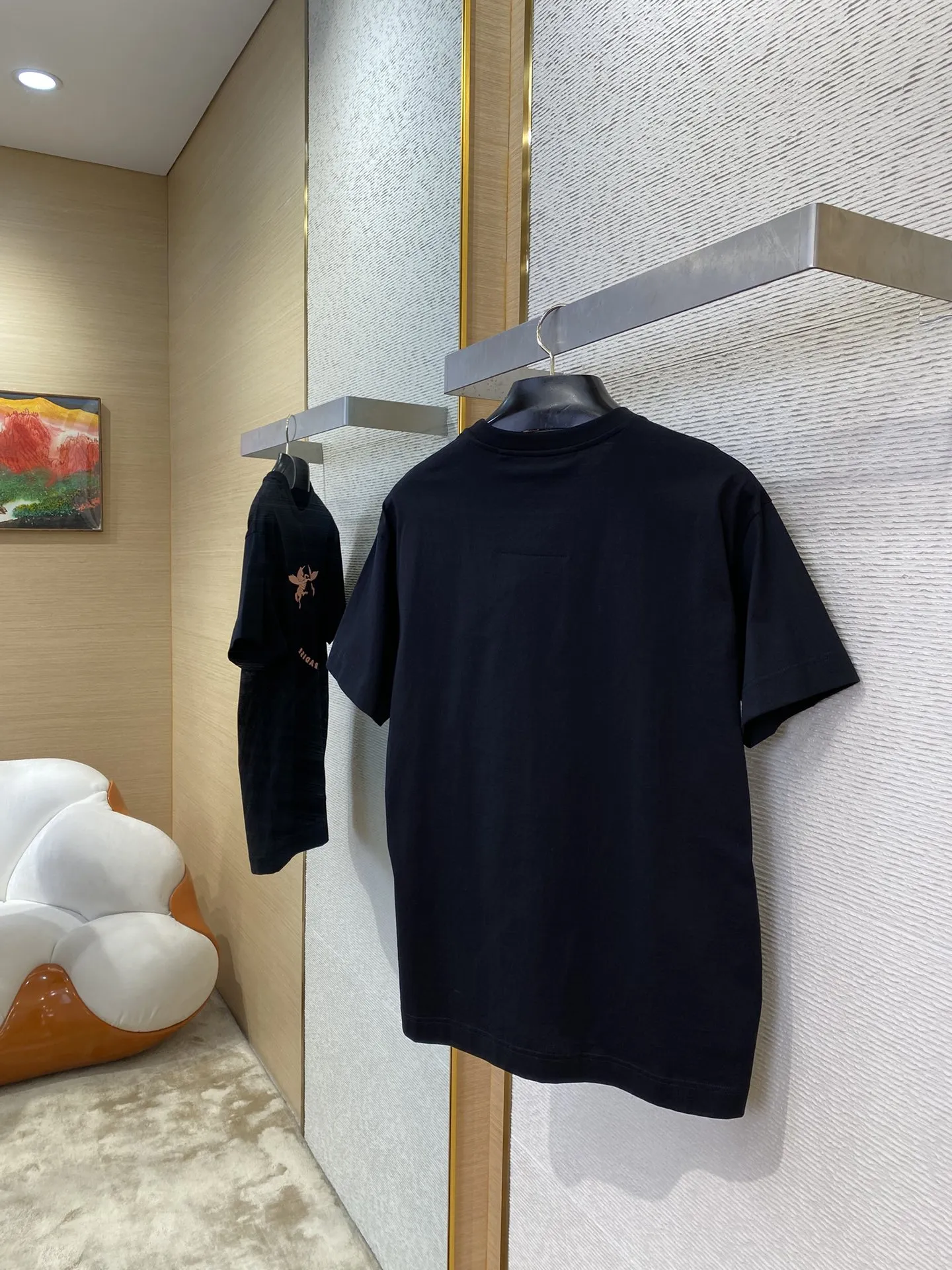 Givenchy ジバンシィ黒飛馬刺繍半袖Tシャツ - 画像 (5)