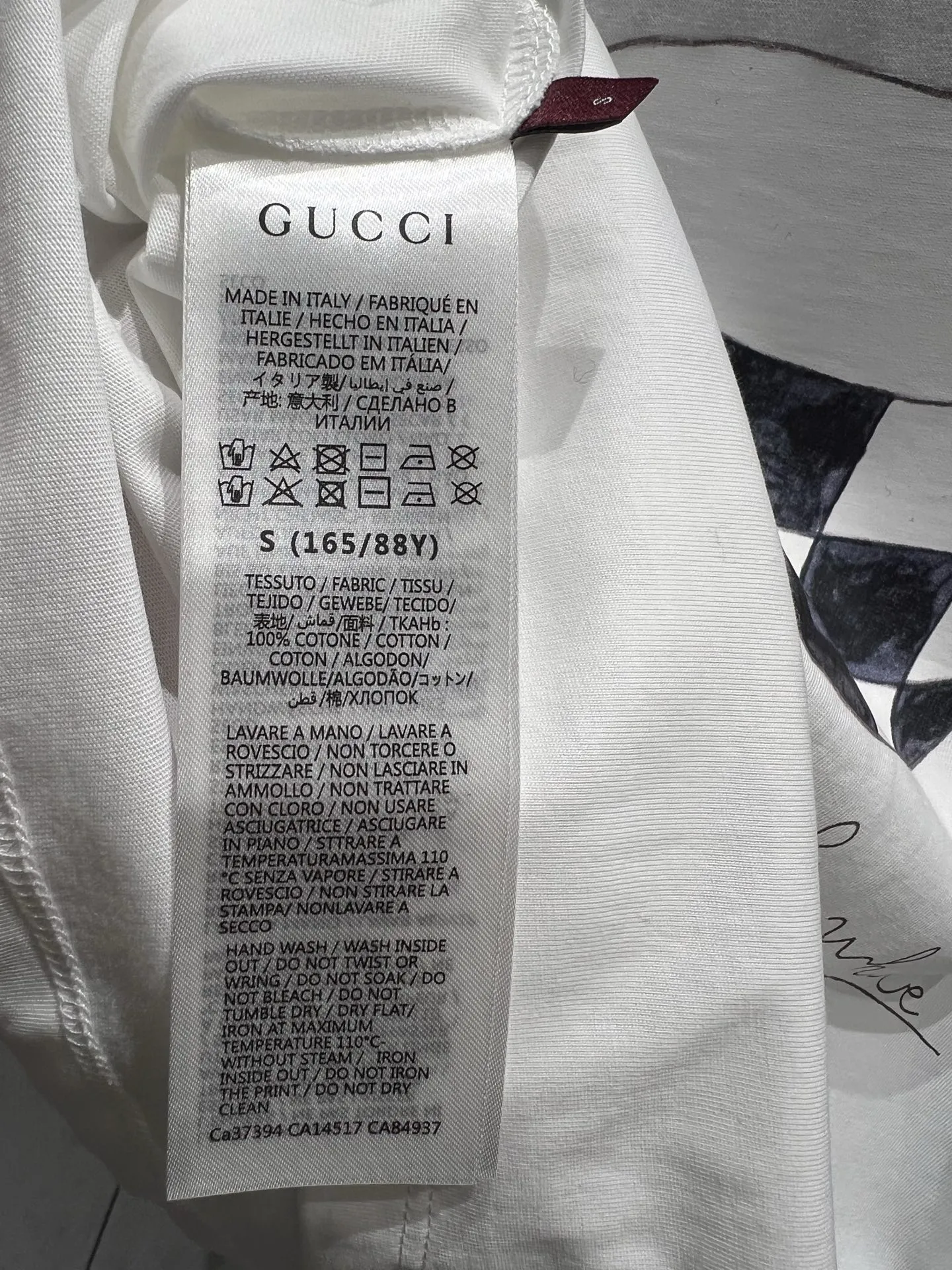 Gucci新作白黒クマプリント半袖Tシャツ - 画像 (10)