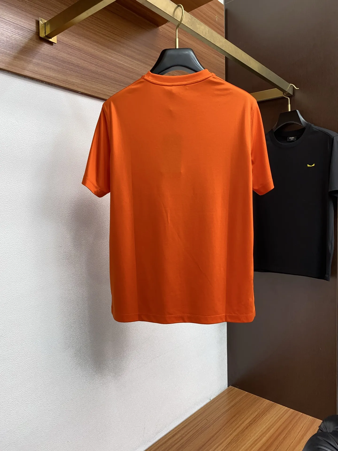 Fendi オレンジ 2025春夏新作ラウンドネックTシャツ - 画像 (10)