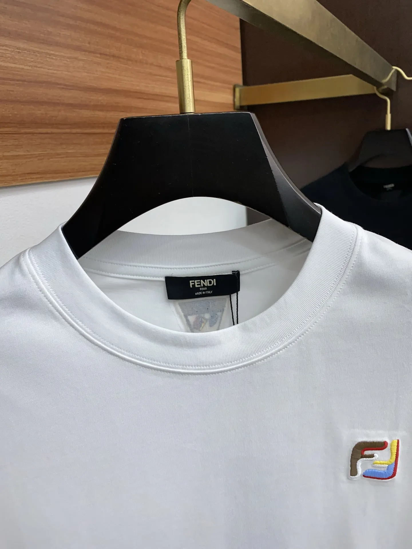 フェンディ新作白半袖TシャツM-3xL - 画像 (4)