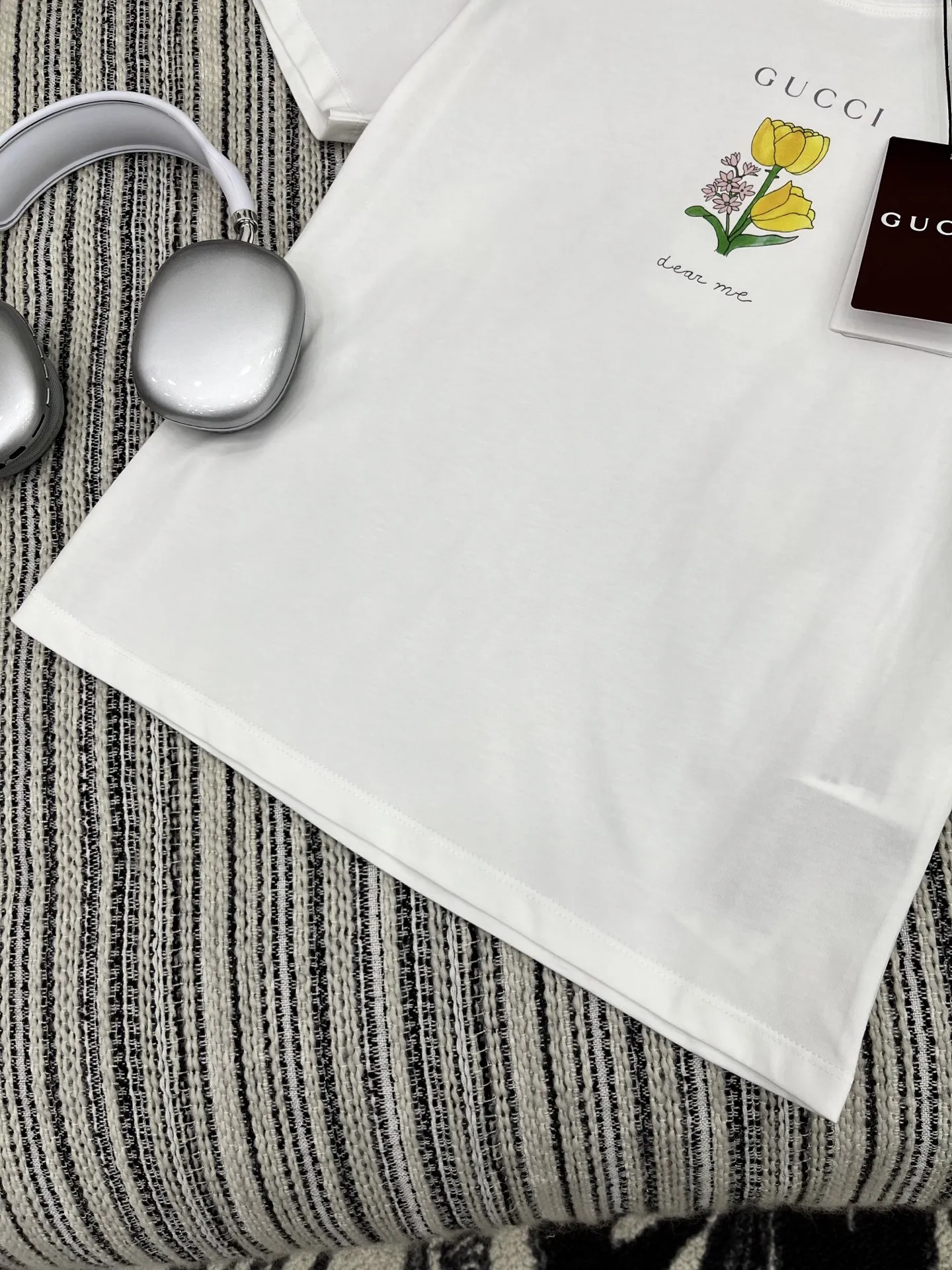 Gucci新作白プリント半袖Tシャツ - 画像 (6)