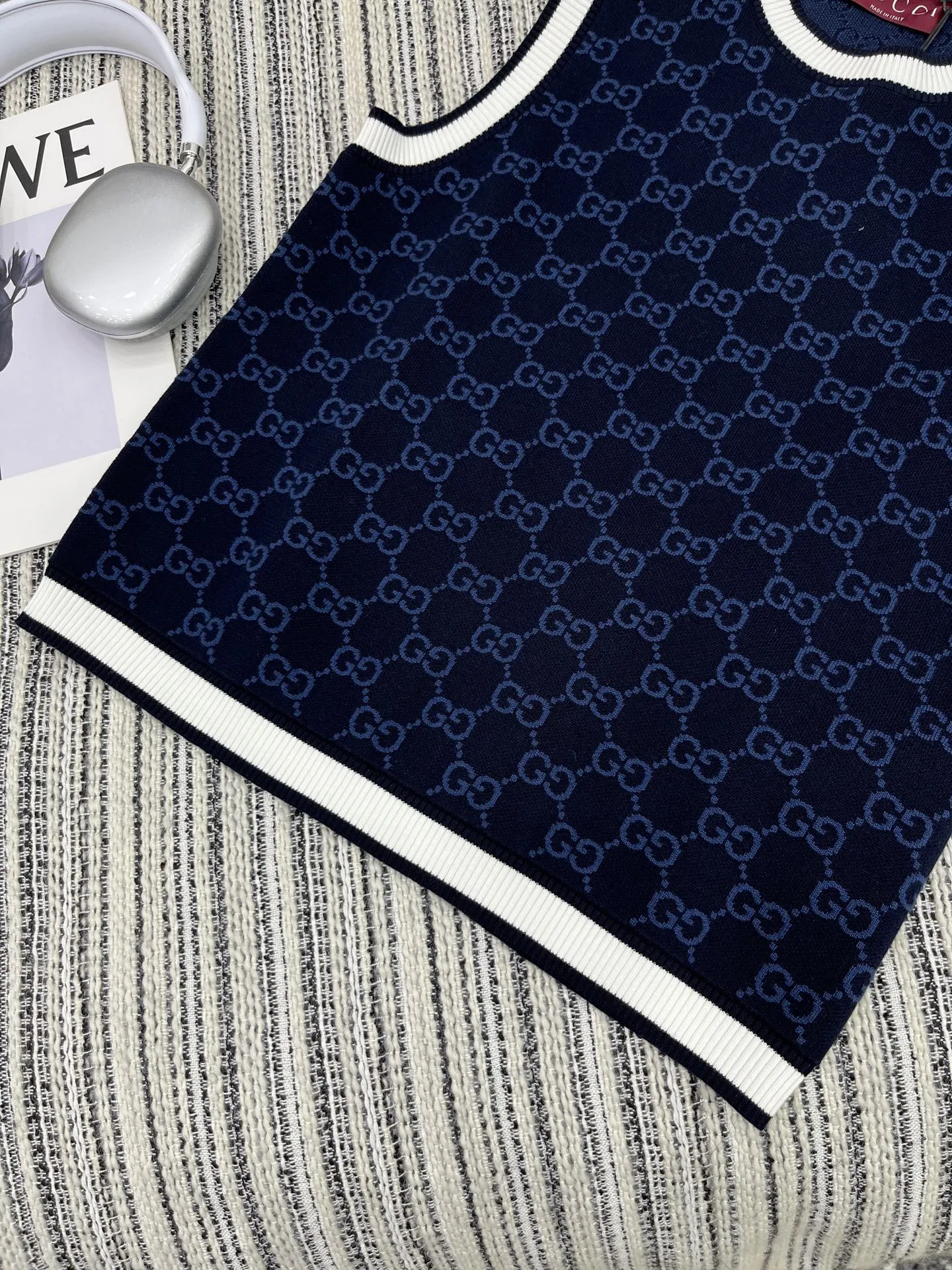 Gucci新作ブルーニットベスト - 画像 (5)