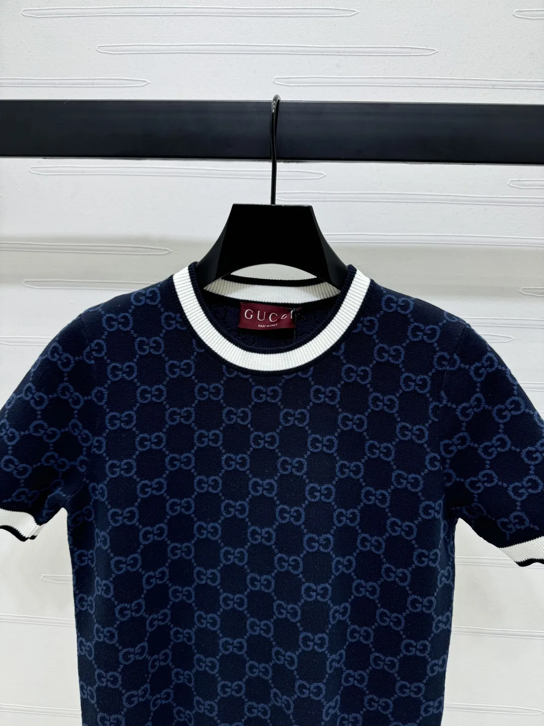 Gucci新作黒ニット半袖トップス - 画像 (5)