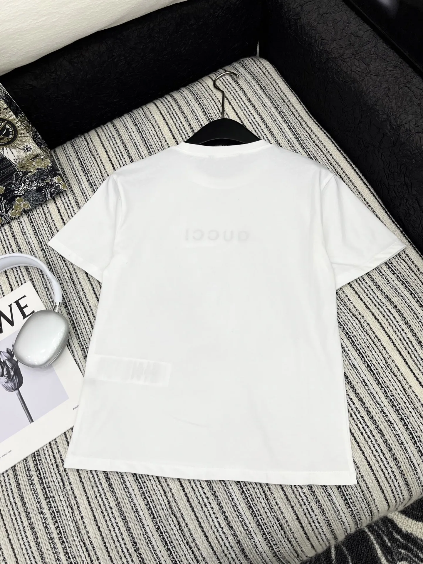 Gucci 新作白刺繍半袖Tシャツ - 画像 (7)