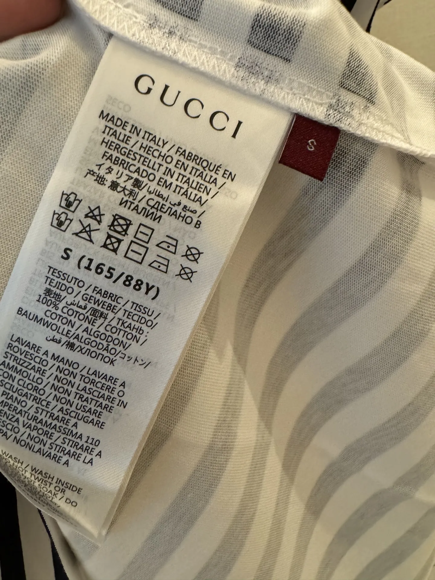 Gucci新作黒ストライププリント半袖Tシャツ - 画像 (10)