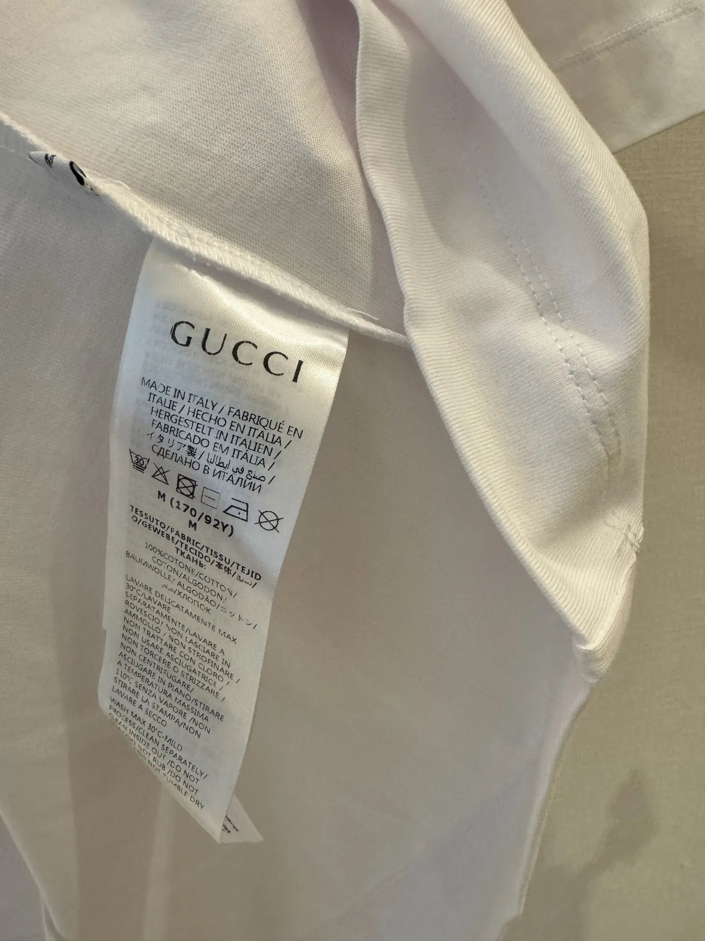 Gucci新作白ストライププリント半袖Tシャツ - 画像 (10)