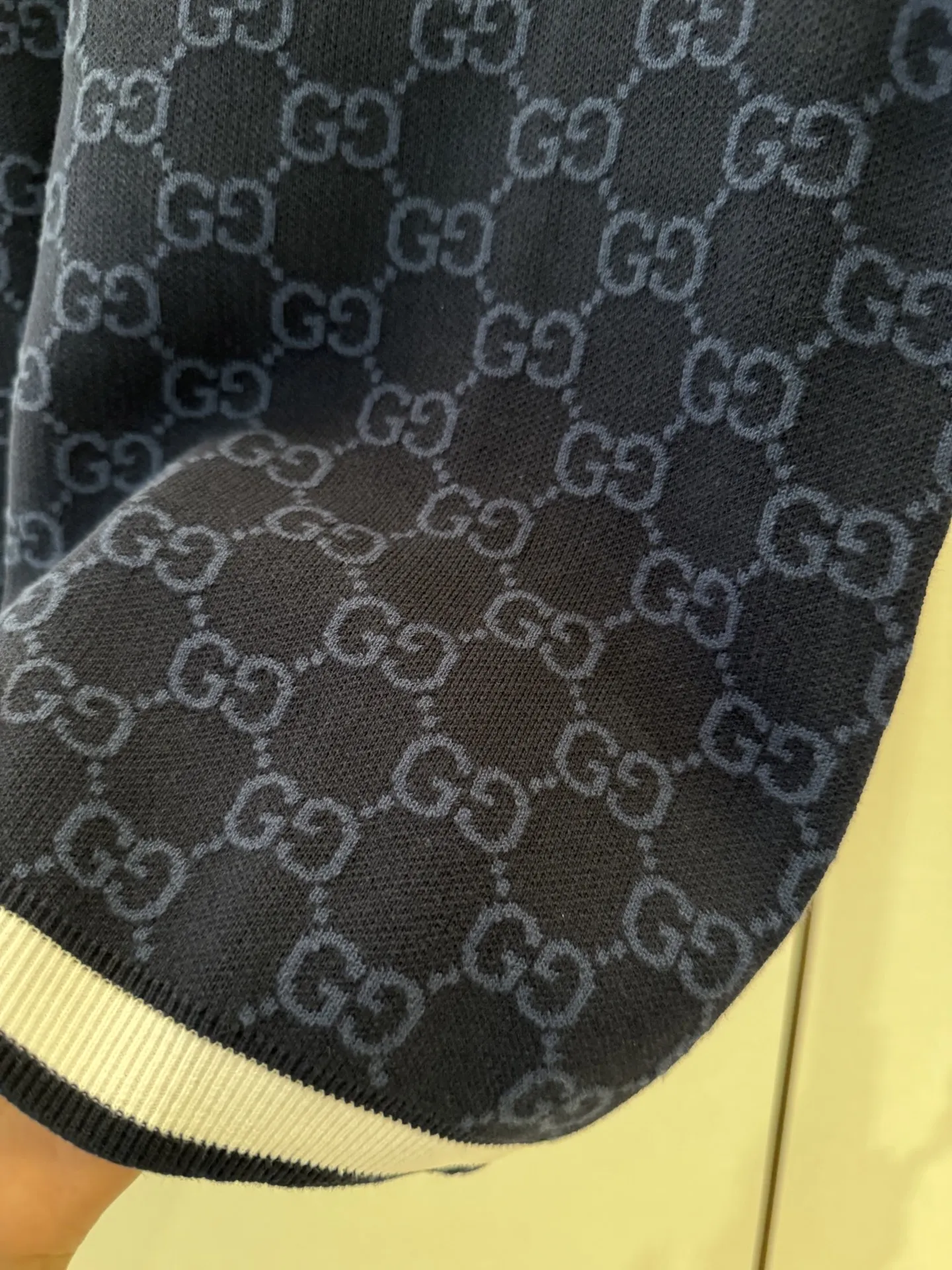 GUCCI新作黒編み物トップス半袖Tシャツ - 画像 (9)