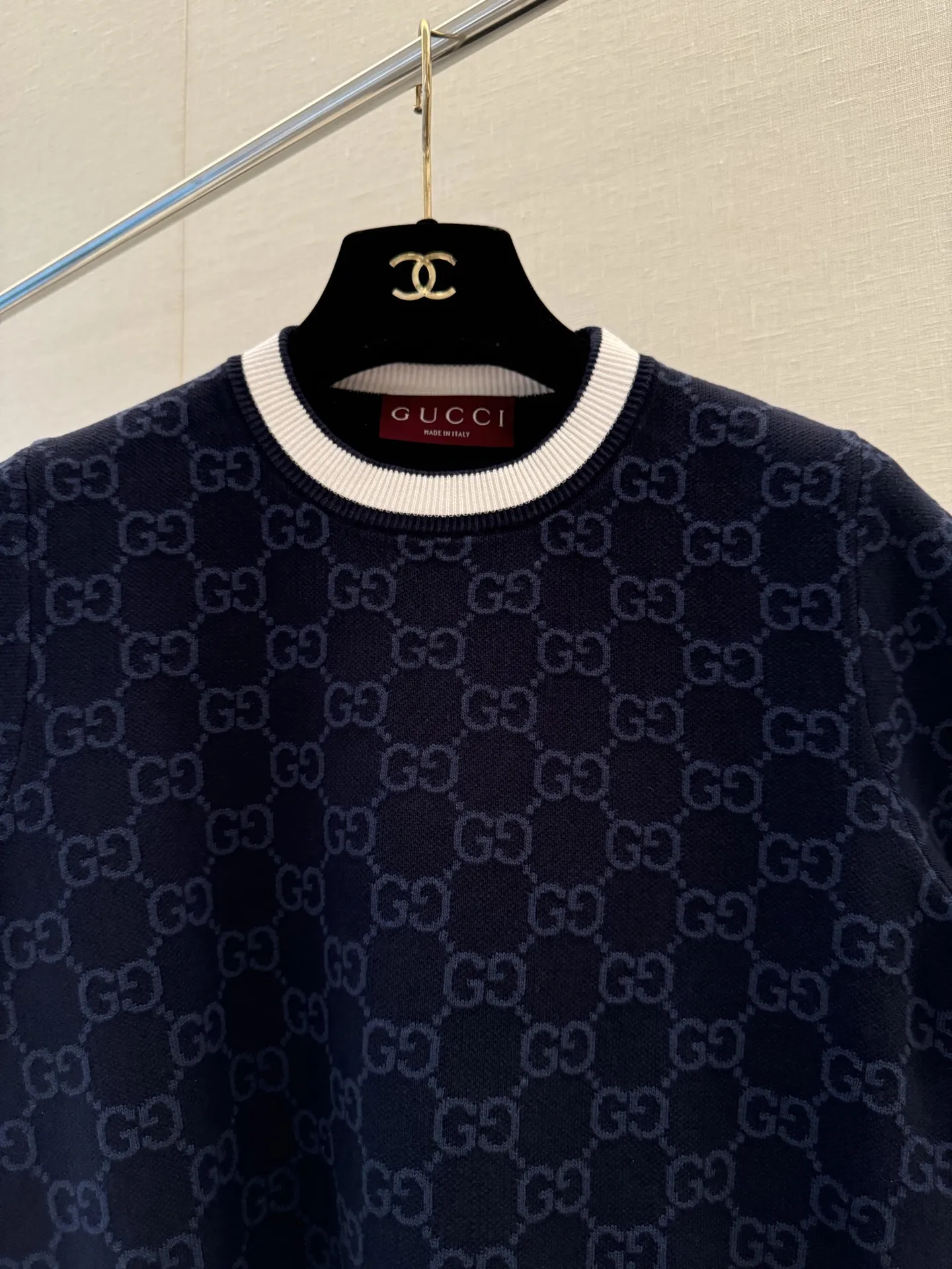 GUCCI新作黒編み物トップス半袖Tシャツ - 画像 (10)