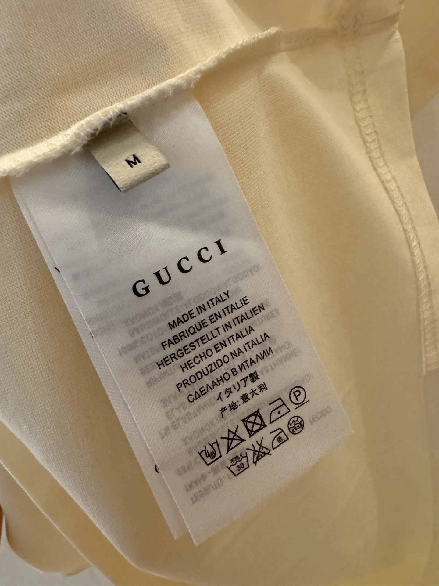 Gucci新作フルーツプリント半袖Tシャツ白 - 画像 (7)