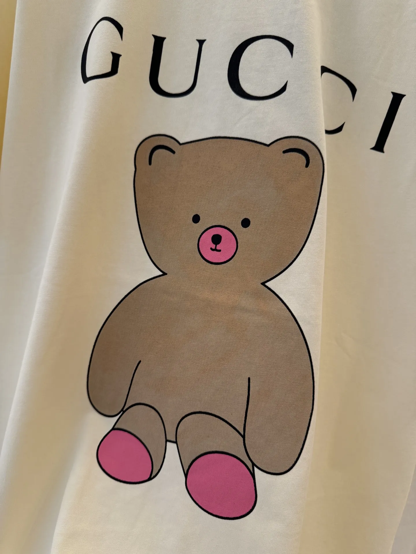 Gucci新作小熊半袖Tシャツ白 - 画像 (5)