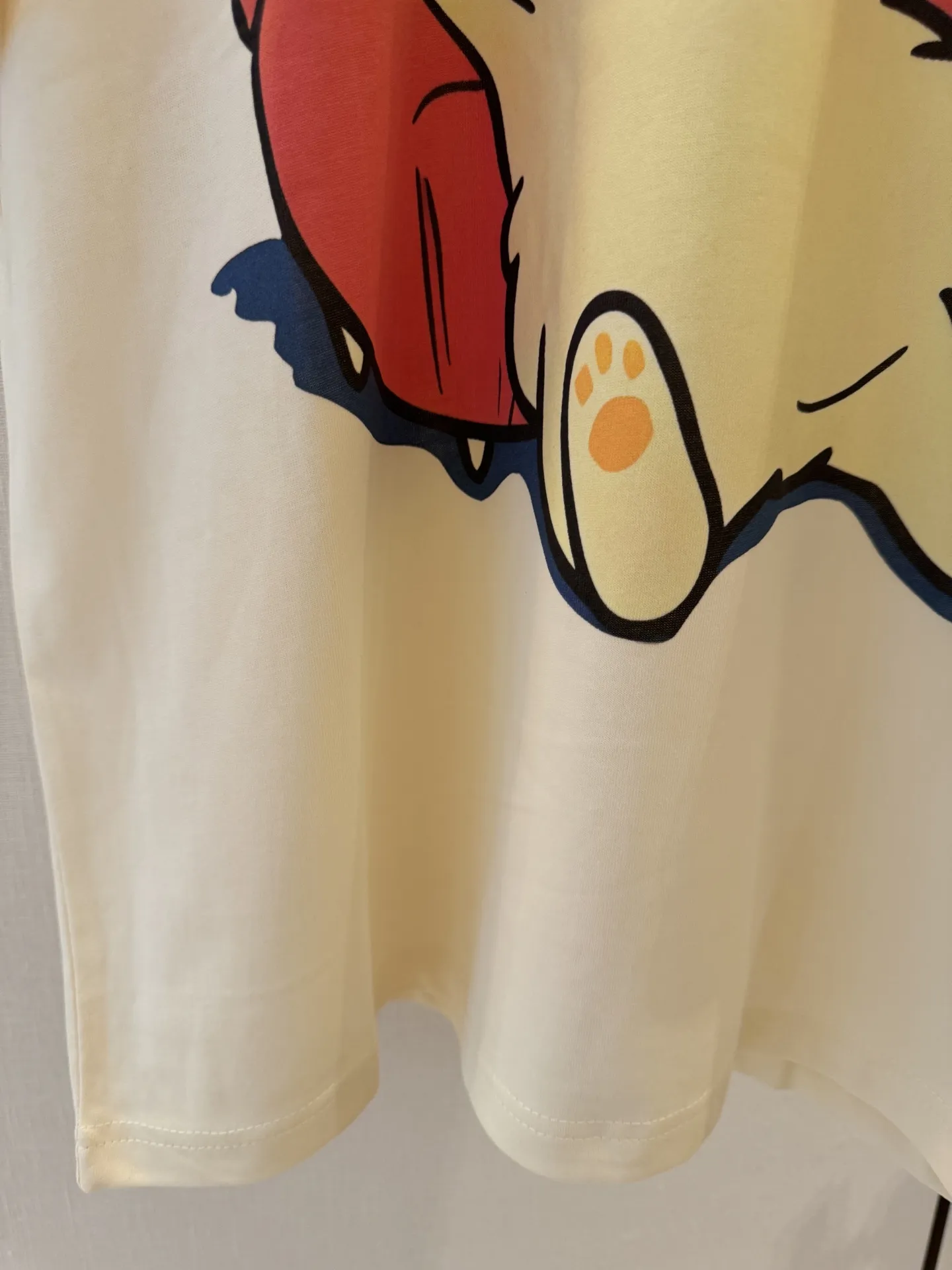 Gucci新作猫プリント半袖Tシャツ白 - 画像 (8)