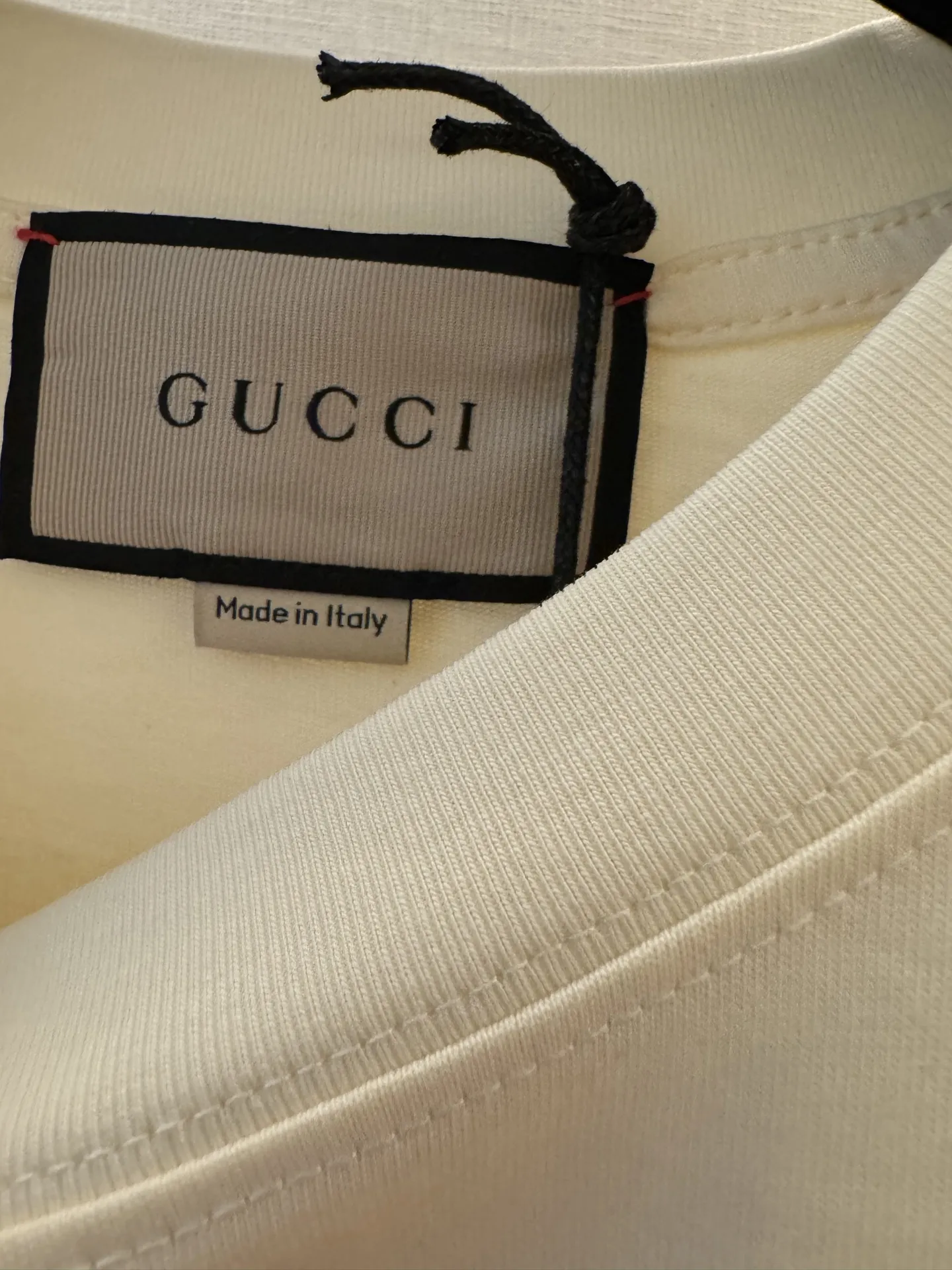 Gucci新作猫プリント半袖Tシャツ白 - 画像 (9)