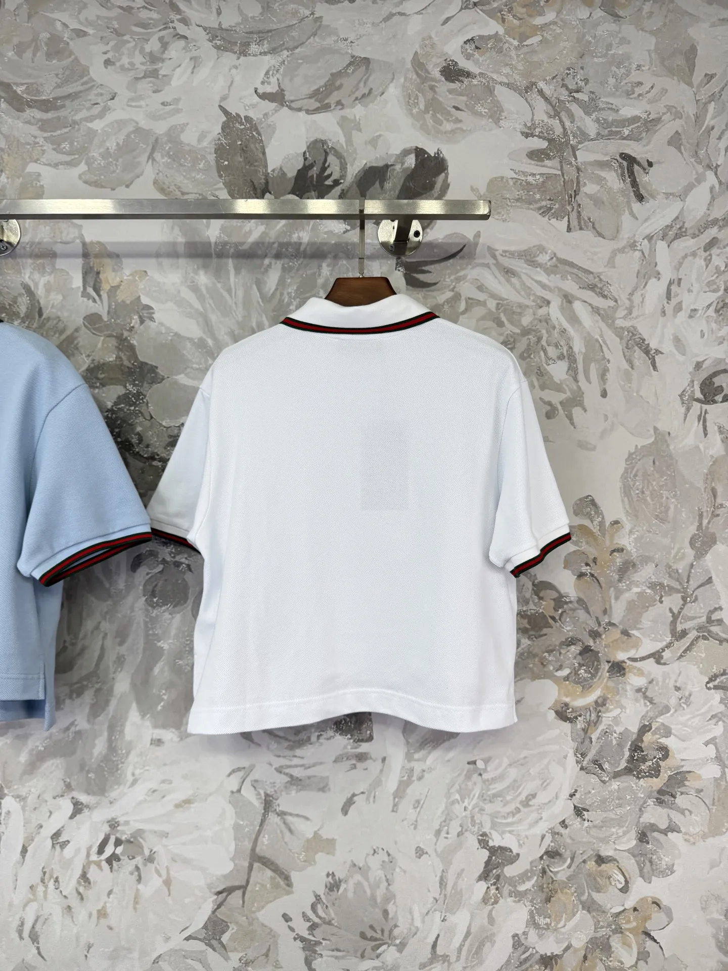 Gucci新作白ストライプ半袖ポロTシャツ - 画像 (10)